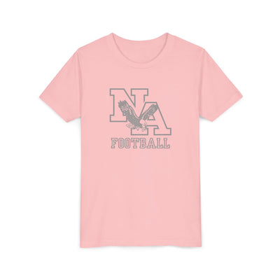 Youth New Albany Tonal Football Logo Graphic Short Sleeve Soft Tee