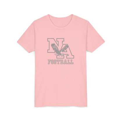 Youth New Albany Tonal Football Logo Graphic Short Sleeve Soft Tee