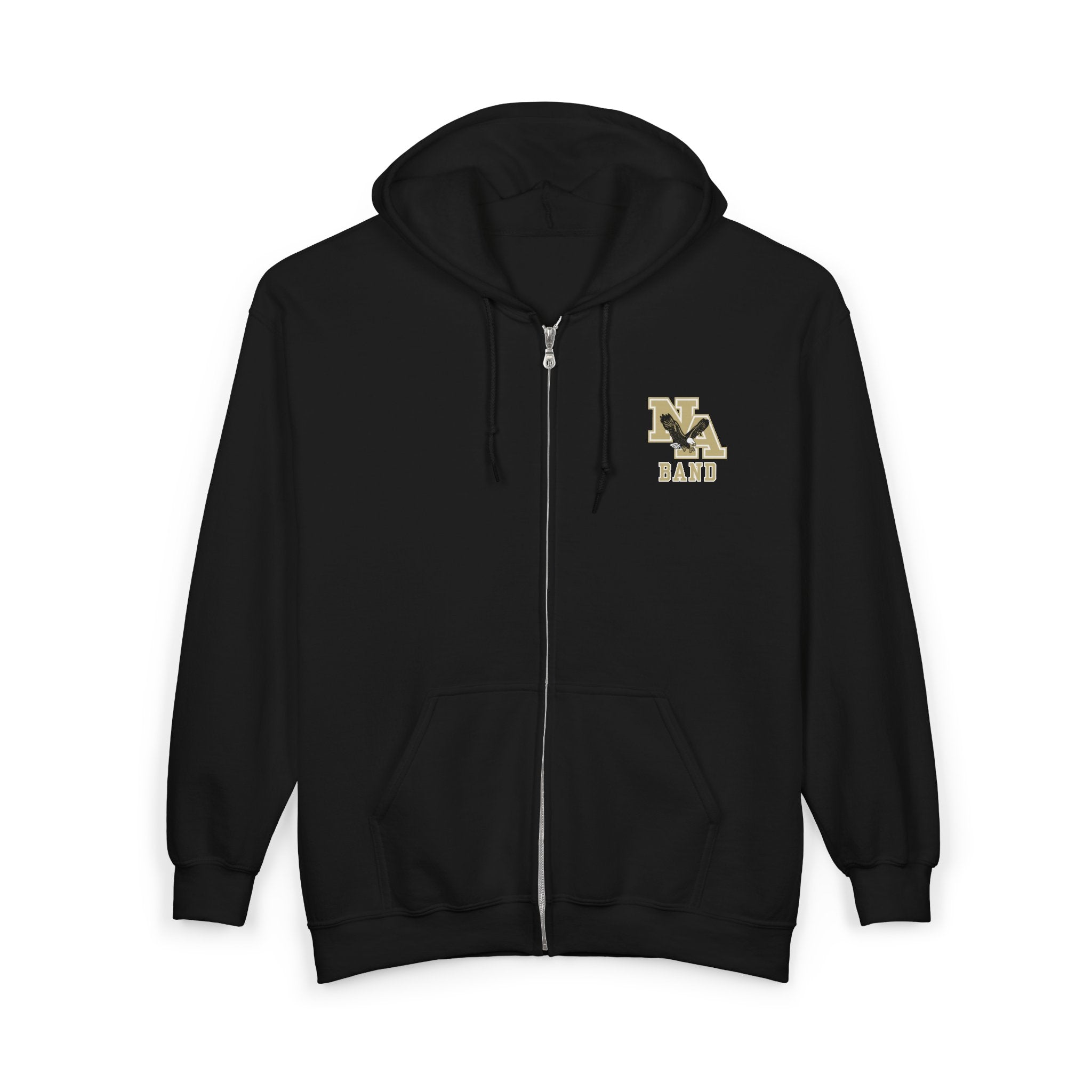 Adult Unisex NAHS Marching Band Eagle Graphic Full-Zip Sweatshirt