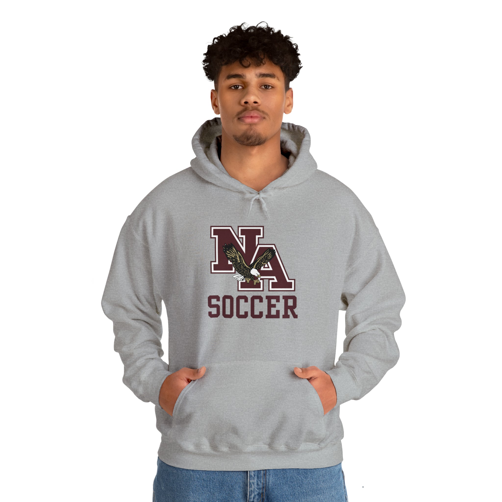 Adult Unisex Soccer Classic Logo Graphic Hoodie - New Albany Eagles