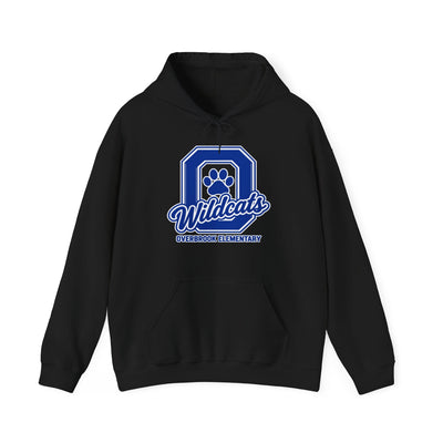 Adult Unisex Overbrook Elementary Wildcats Block Letter Graphic Hoodie