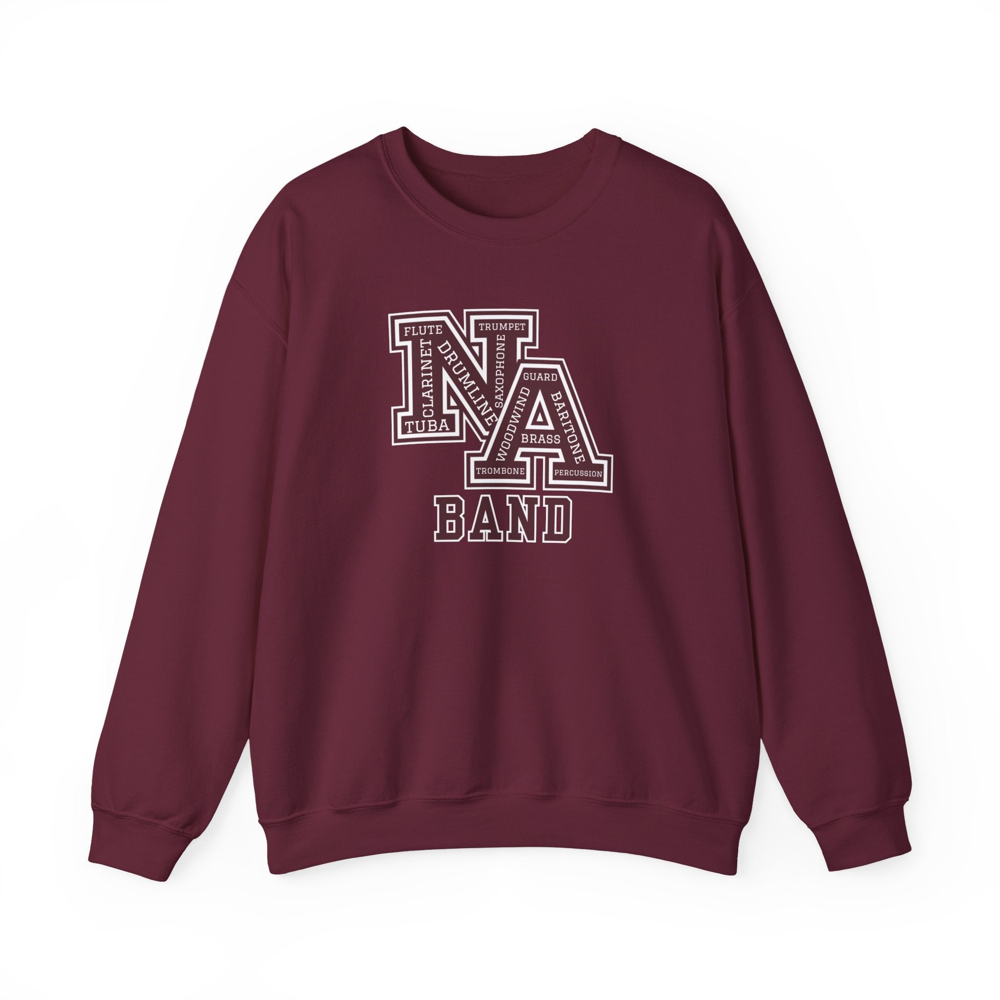 Adult Unisex New Albany Band Word Logo Graphic Sweatshirt