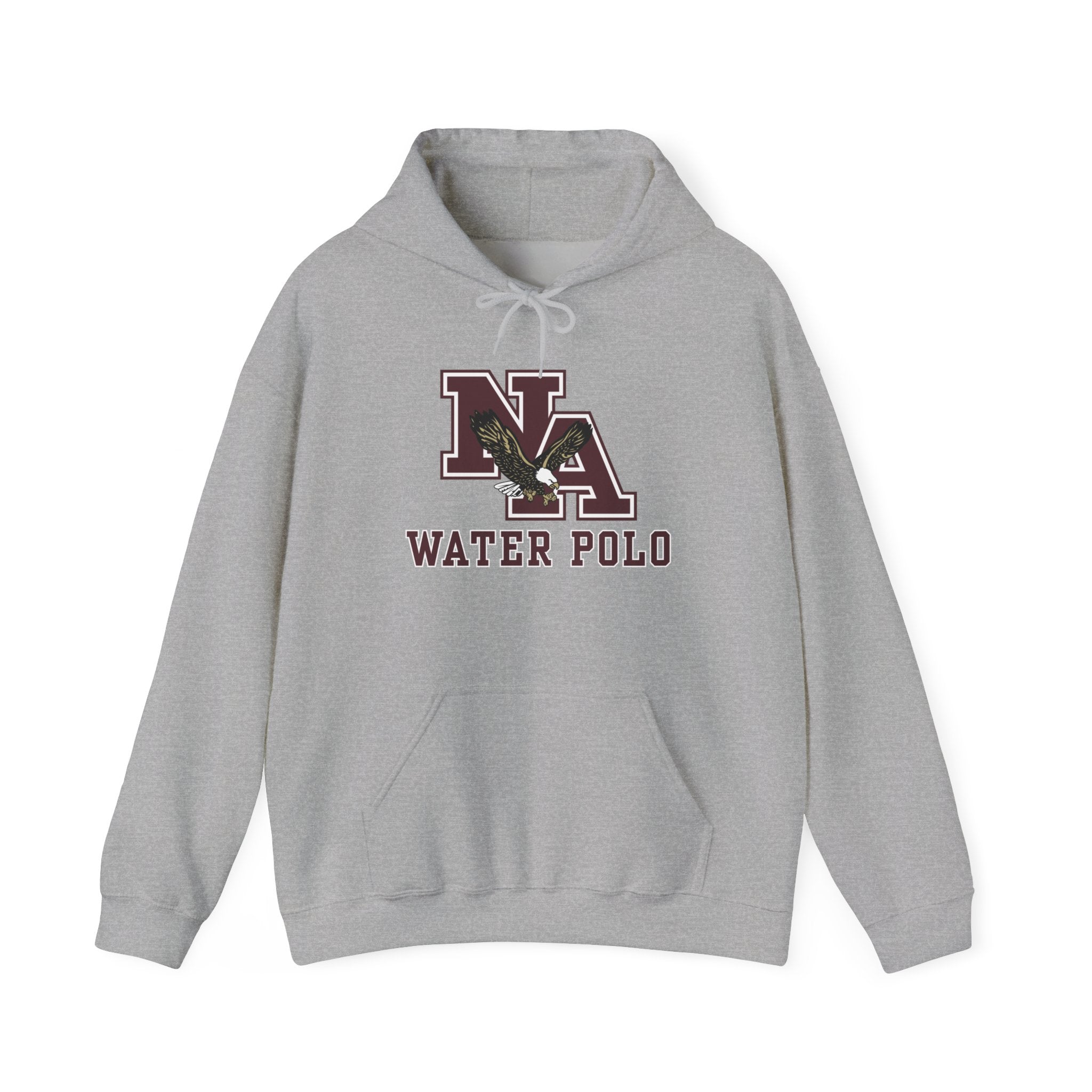 Adult Unisex New Albany  Water Polo Classic Maroon Logo Graphic Hoodie