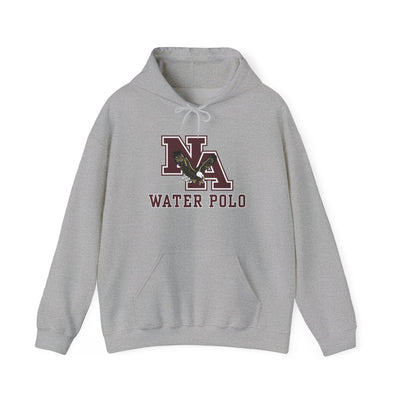 Adult Unisex New Albany  Water Polo Classic Maroon Logo Graphic Hoodie