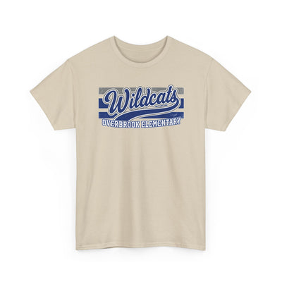 Adult Unisex Overbrook Elementary Wildcats Vintage Distressed Spirit Graphic Gildan Classic Tee