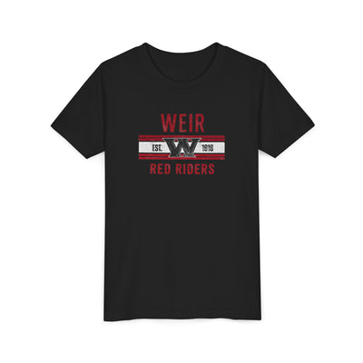 Youth Weirton Distressed Heritage Graphic Short Sleeve Bella + Canvas Soft Tee