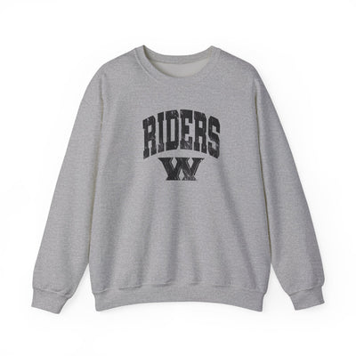Adult Unisex Riders Arch Vintage Distressed W Graphic Sweatshirt
