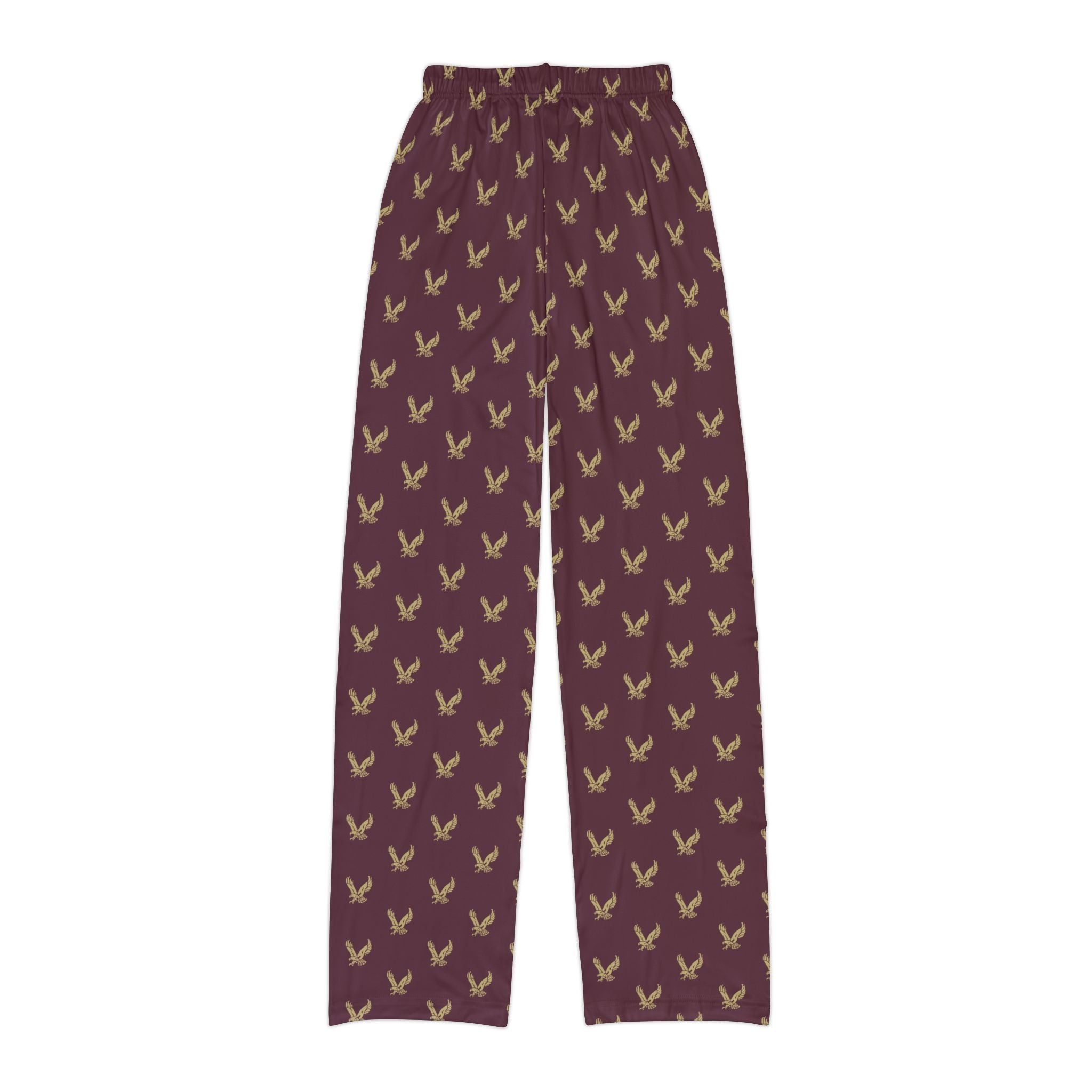 Youth Pajama Pants with Allover Band Eagle Print