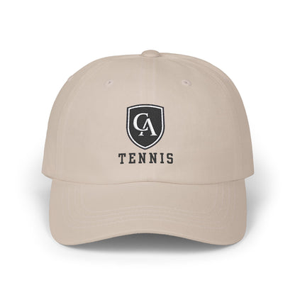 Adult Unisex Columbus Academy Vikings Tennis Embroidered Logo Dad Cap