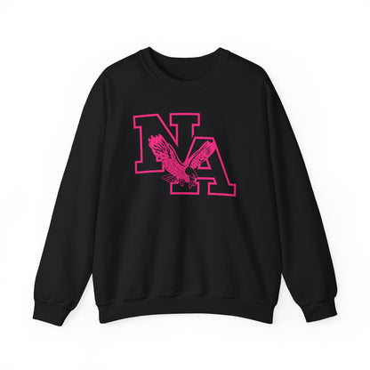 Adult Unisex Neon Pink Power Graphic Sweatshirt - PINK OCTOBER