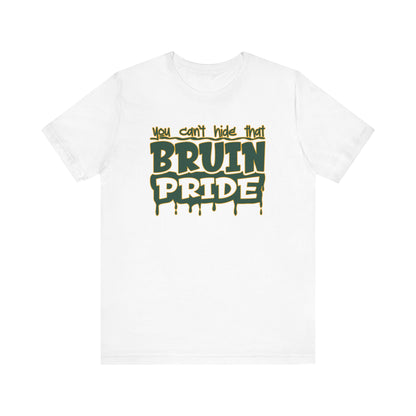 Adult Unisex Bruin Pride Drip Graphic Short Sleeve Soft Tee