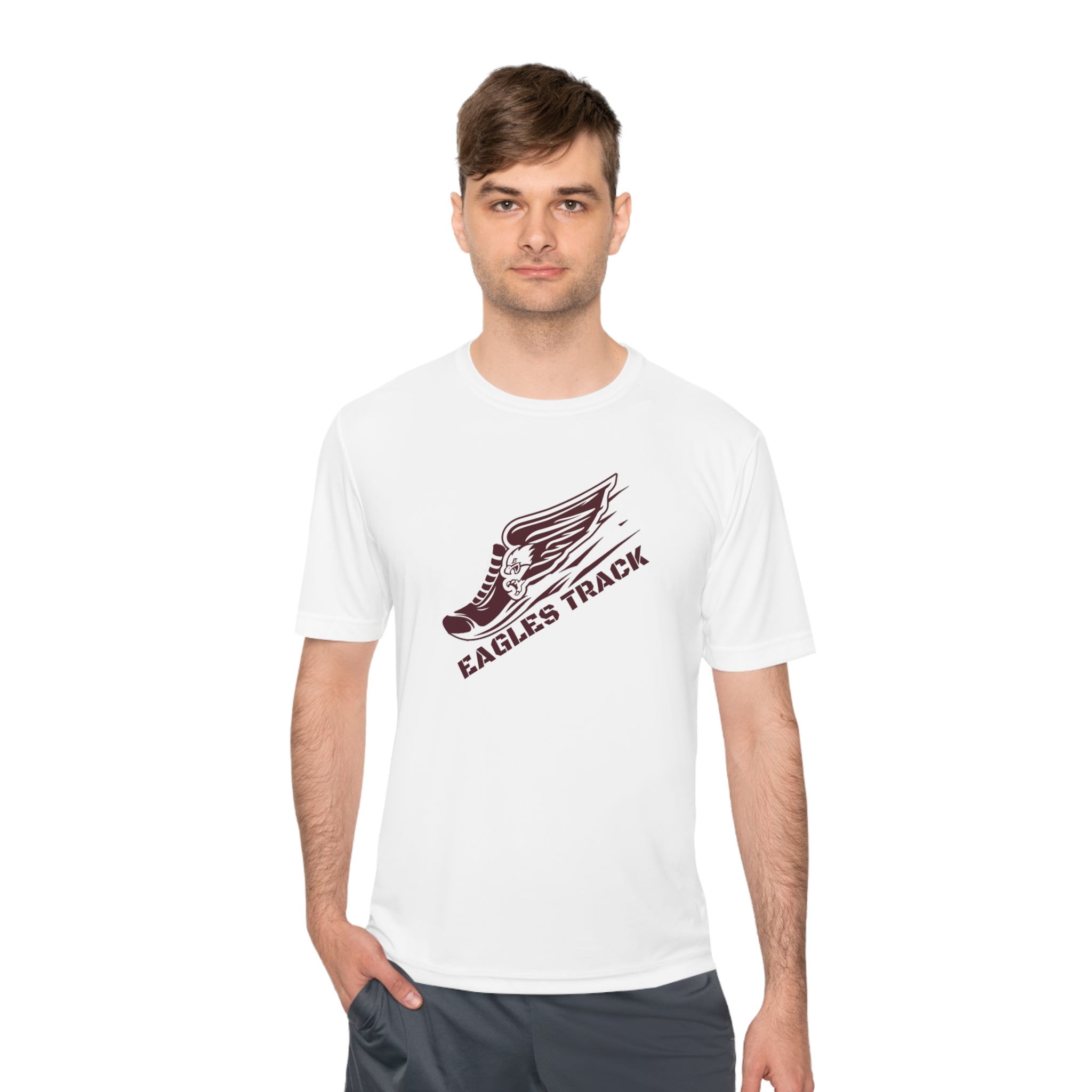 Adult Unisex Track & Field Short Sleeve Performance Tee - New Albany Eagles