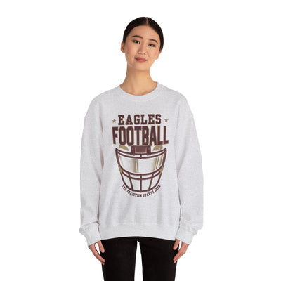 Adult Unisex Eagles Maroon Hype Helmet Graphic Sweatshirt