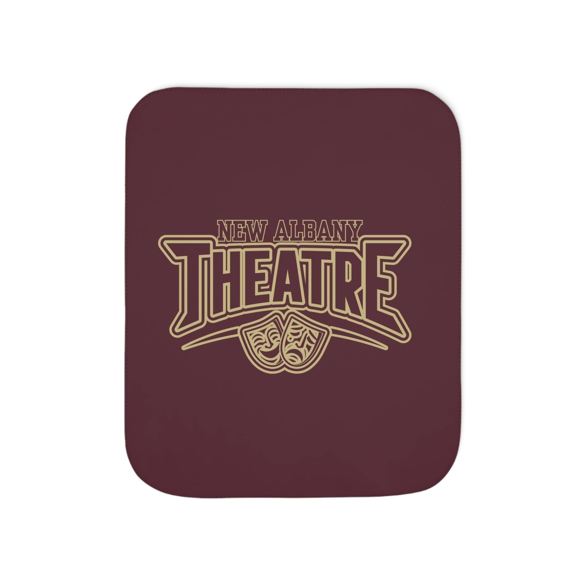 New Albany Theatre Showtime Graphic So-Soft Sherpa Blanket
