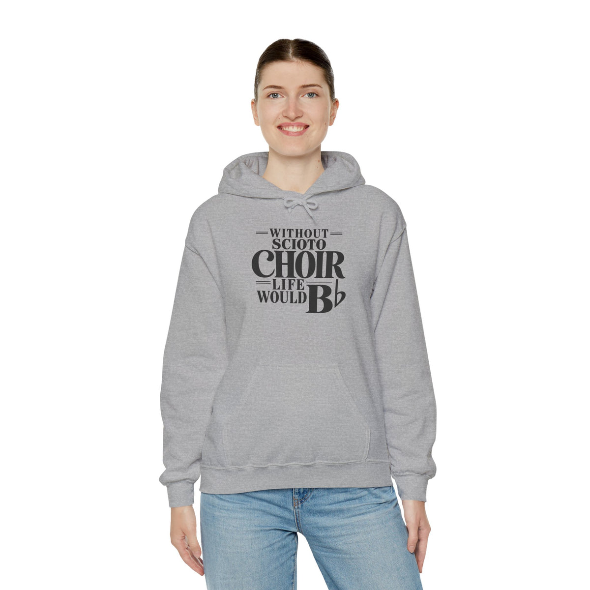 Adult Unisex Dublin Scioto Choirs Life would B-Flat Graphic Hoodie