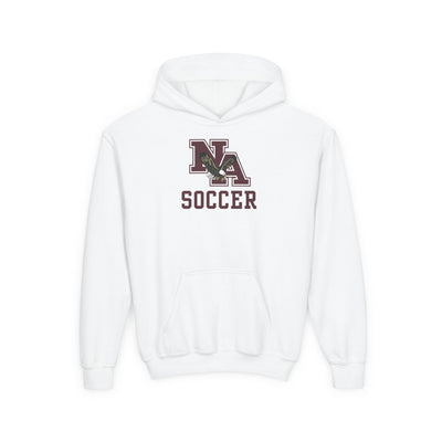 Youth New Albany Classic Maroon Soccer Logo Graphic Hoodie