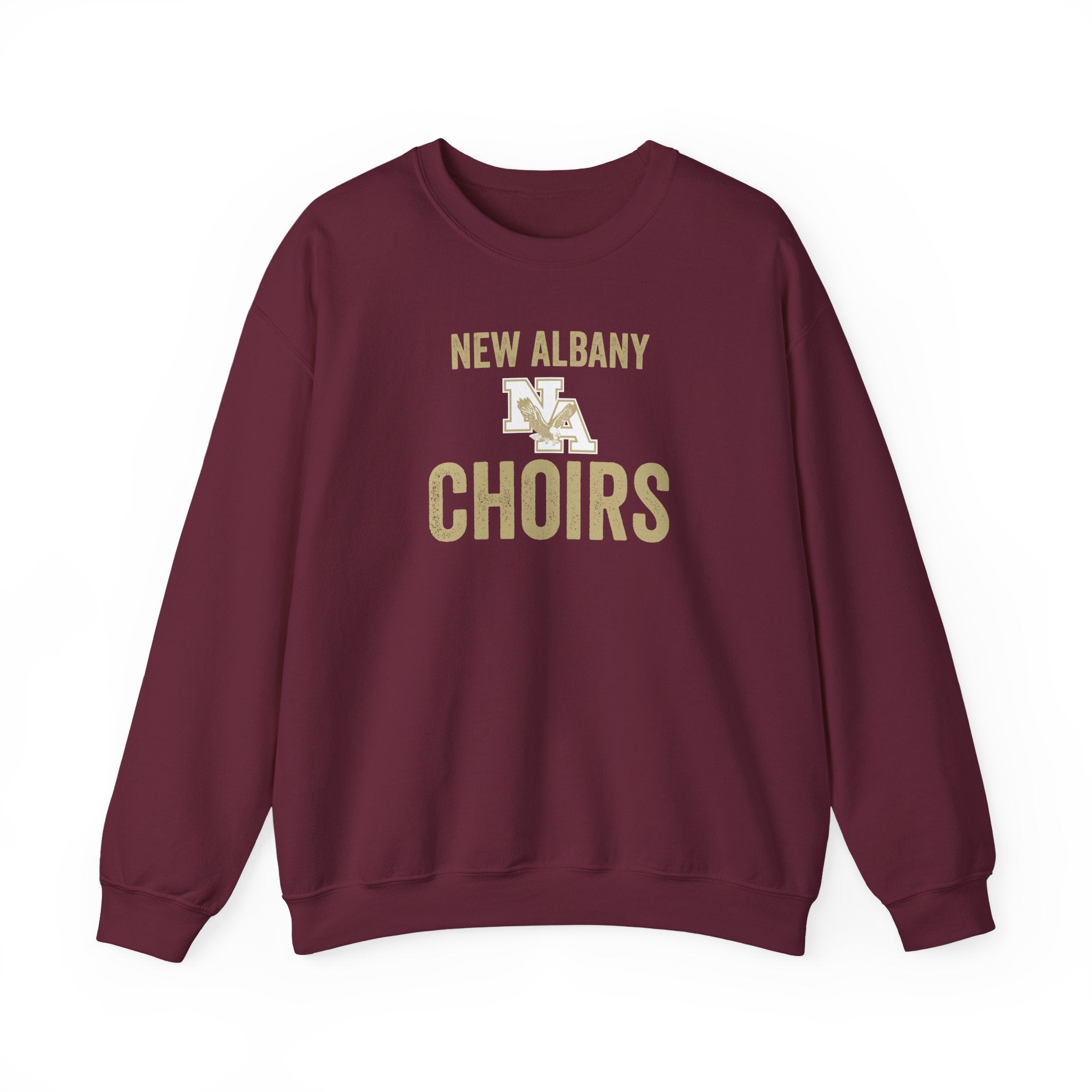 Adult Unisex Vintage Distressed New Albany Choirs Graphic Sweatshirt