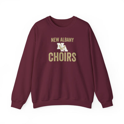 Adult Unisex Vintage Distressed New Albany Choirs Graphic Sweatshirt