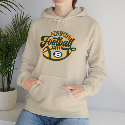 Adult Unisex Bruin Script Football Graphic Hoodie