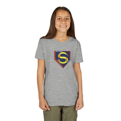 Youth Stingers Softball Logo Graphic Short Sleeve Bella + Canvas Soft Tee
