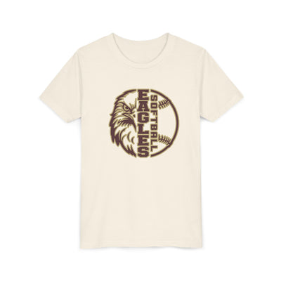 Youth Epic Eagle Softball Graphic Short Sleeve Soft Tee