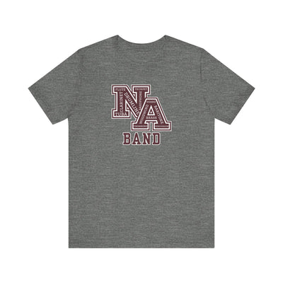 Adult Unisex New Albany Band Word Logo Graphic Short Sleeve Soft Tee