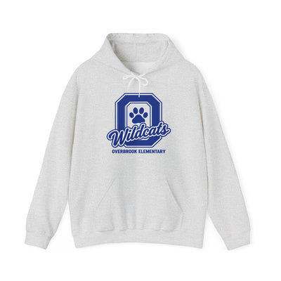 Adult Unisex Overbrook Elementary Wildcats Block Letter Graphic Hoodie