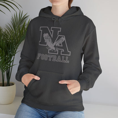 Adult Unisex New Albany Tonal Football Logo Graphic Hoodie