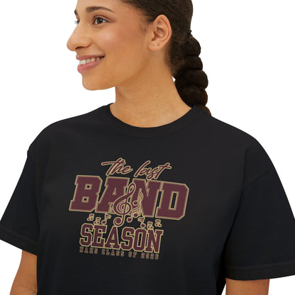 Women's NAHS The Last Band Season Graphic Boxy Crop Short Sleeve Tee