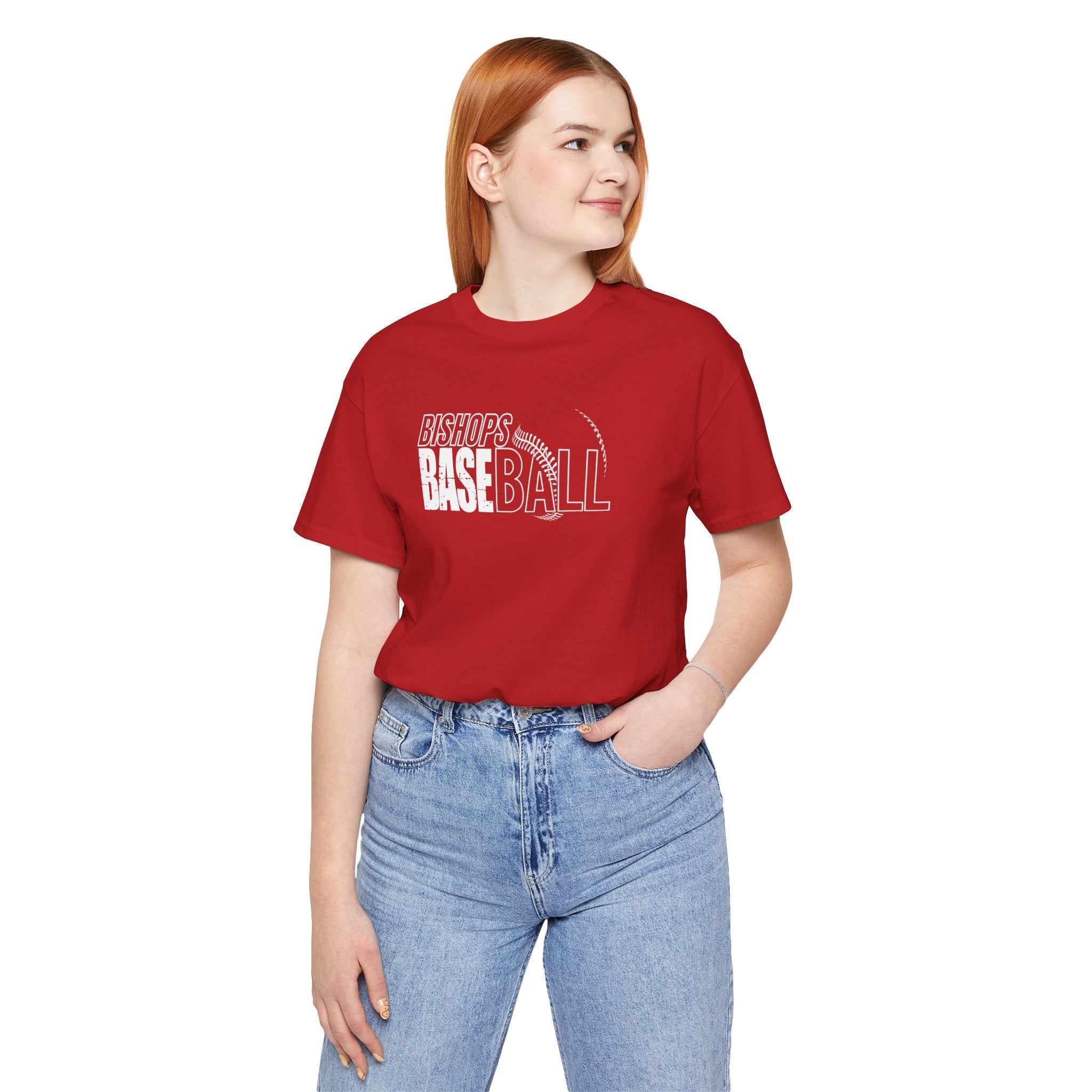 Adult Unisex Bishops Hardball Graphic Short Sleeve Soft Tee
