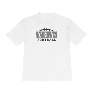 Adult Unisex Westerville Central Warhawks Football Laces Graphic Sport-Tek Competitor Performance Tee
