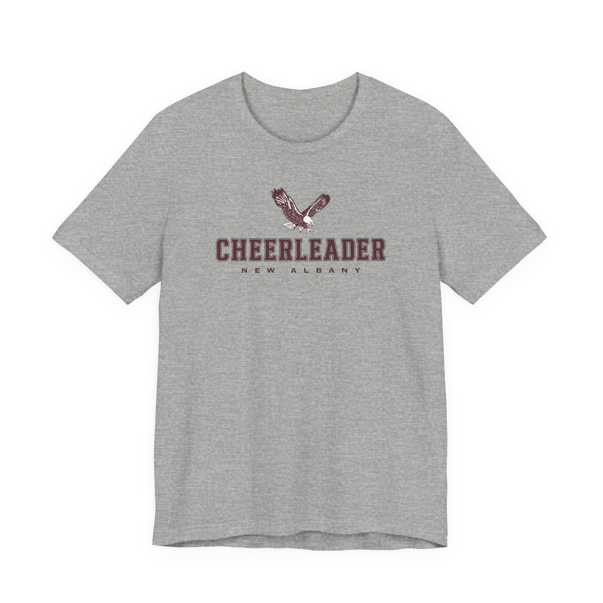 Adult Unisex New Albany Cheer Eagle Graphic Short Sleeve Bella + Canvas Soft Tee