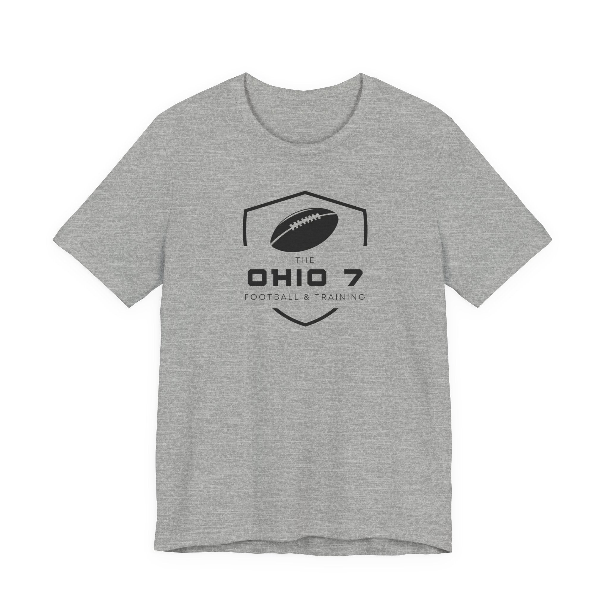 Adult Unisex The Ohio 7 Black Logo Short Sleeve Bella + Canvas Soft Tee
