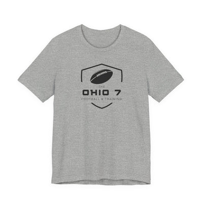 Adult Unisex The Ohio 7 Black Logo Short Sleeve Bella + Canvas Soft Tee