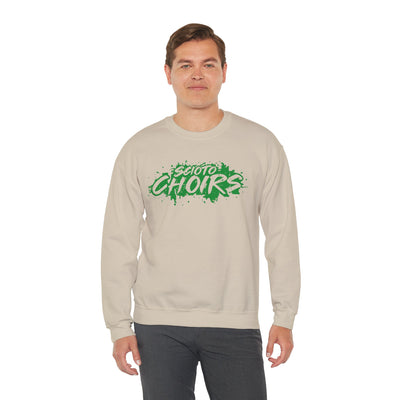 Adult Unisex Dublin Scioto Choirs Paint Splatter Graphic Sweatshirt