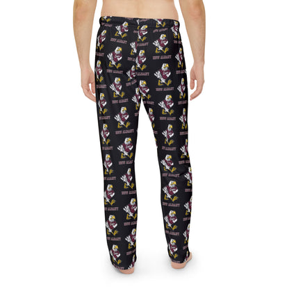 Men's Pajama Pant with Allover Vintage Fighting Eagle Print