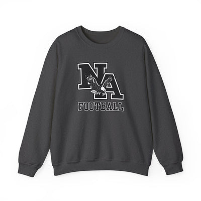 Adult Unisex Classic Logo Black Football Graphic Sweatshirt