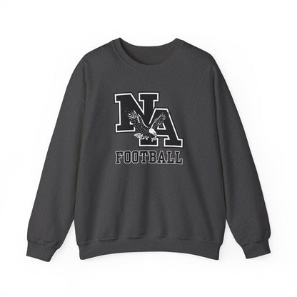 Adult Unisex Classic Logo Black Football Graphic Sweatshirt