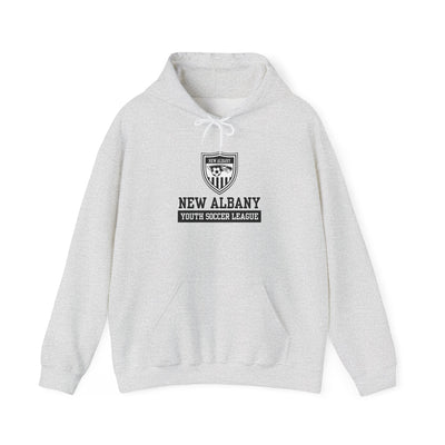 Adult Unisex New Albany Youth Soccer League Game Day Graphic Hoodie