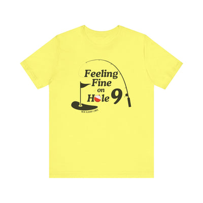 Adult Unisex Hole 9 Links Graphic Short Sleeve Soft Tee