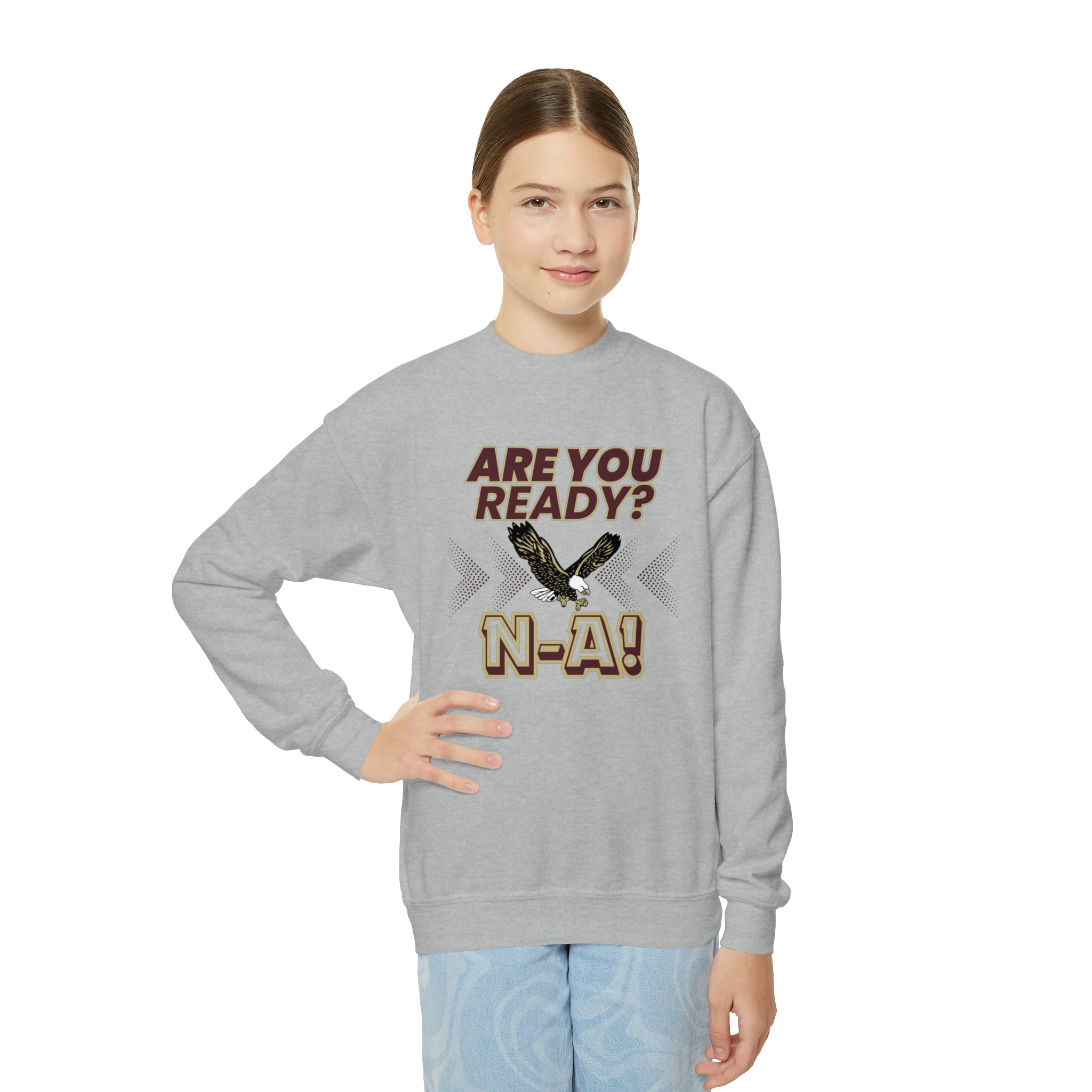Youth Ready NA Eagle Graphic Sweatshirt - New Albany Eagles