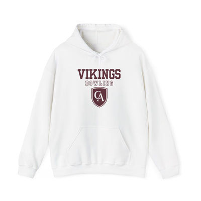Adult Unisex Columbus Academy Vikings Bowling Graphic Gildan Heavy Blend Hoodie