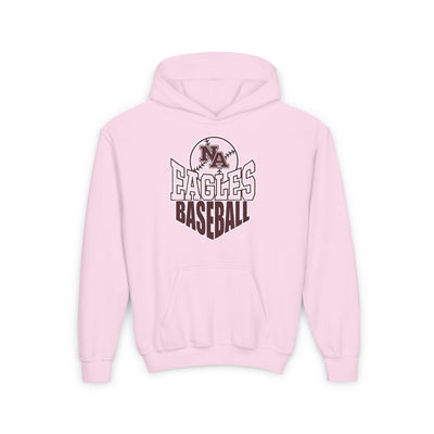 Youth Eagles Baseball Strike Zone Graphic Hoodie