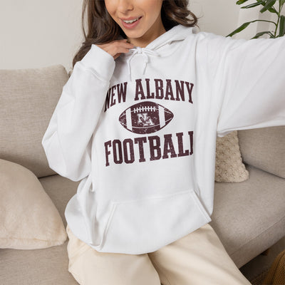 Adult Unisex New Albany Football Pride Graphic Hoodie