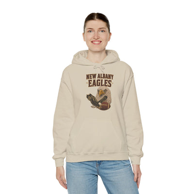 Adult Unisex New Albany Gridiron Eagle Graphic Hoodie