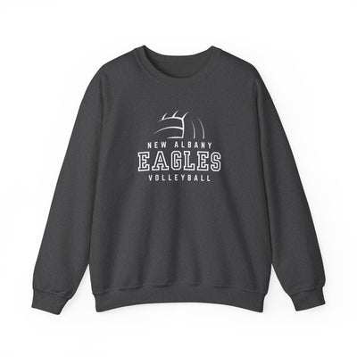 Adult Unisex New Albany Eagles Victory Volleyball Graphic Sweatshirt