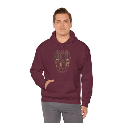 Adult Unisex Eagles Maroon Hype Helmet Graphic Hoodie