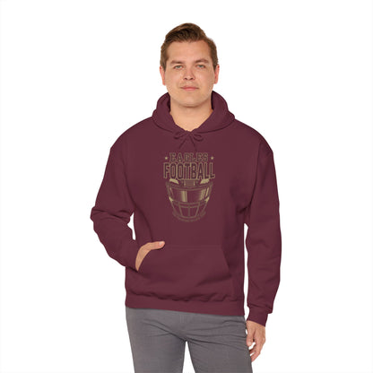 Adult Unisex Eagles Maroon Hype Helmet Graphic Hoodie