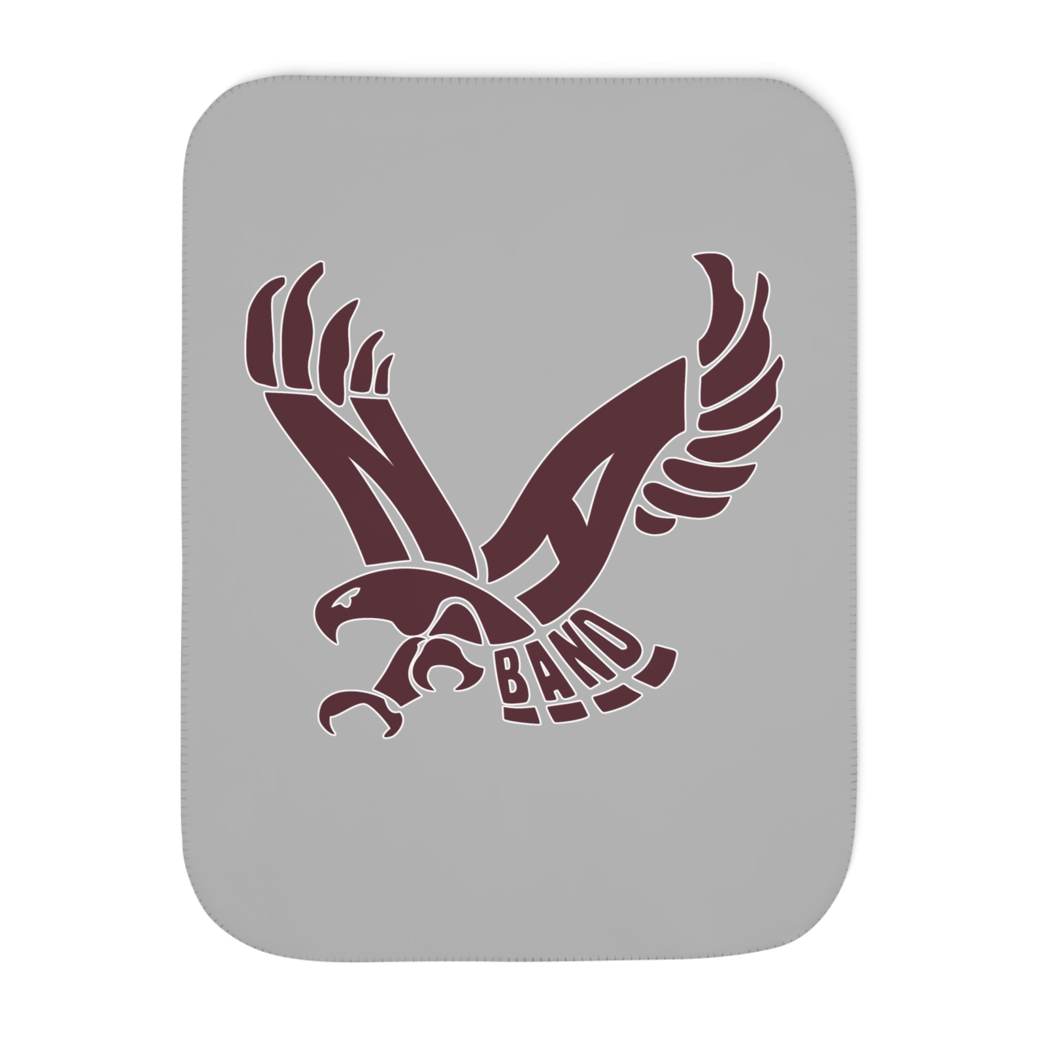 NAHS Marching Band Eagle Graphic So-Soft Sherpa Blanket