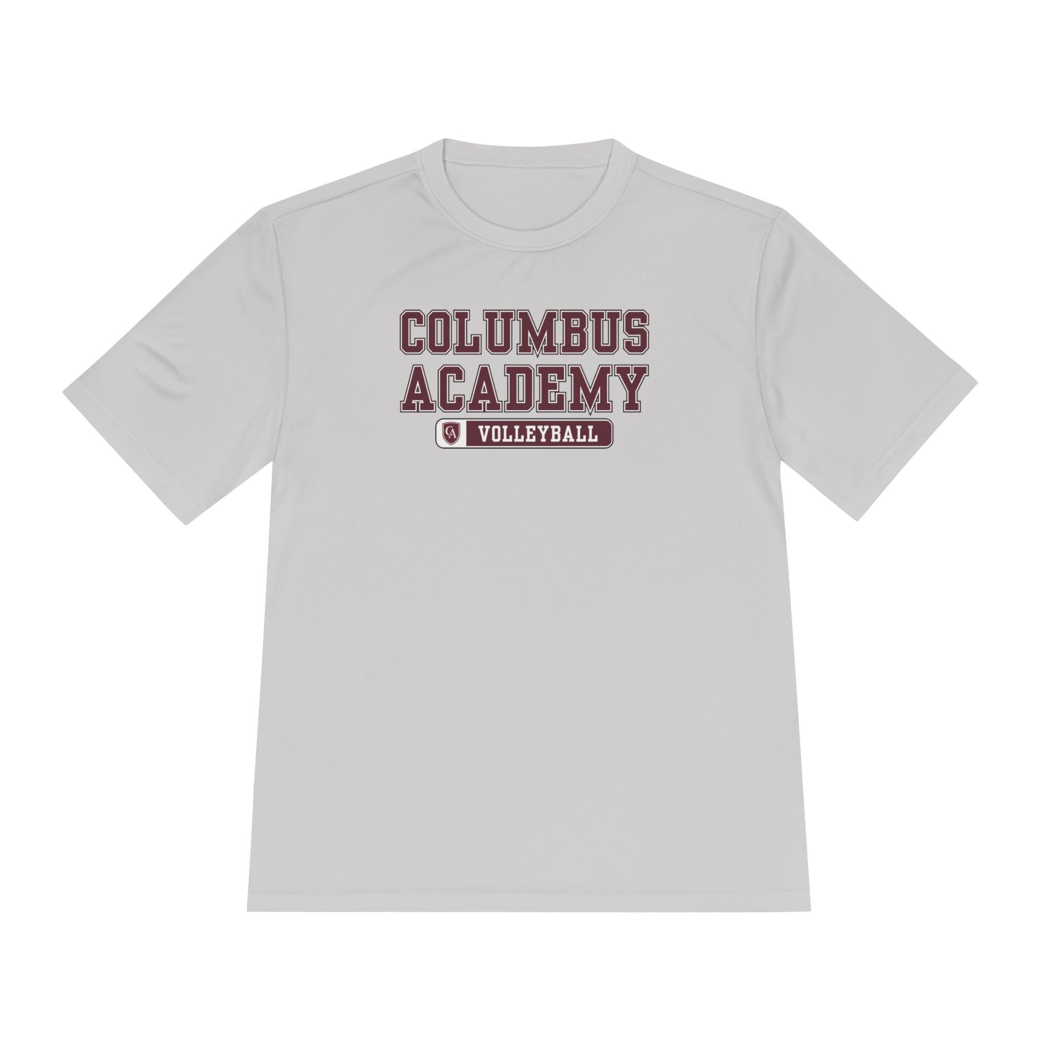 Adult Unisex Columbus Academy Volleyball Graphic Sport-Tek Competitor Performance Tee